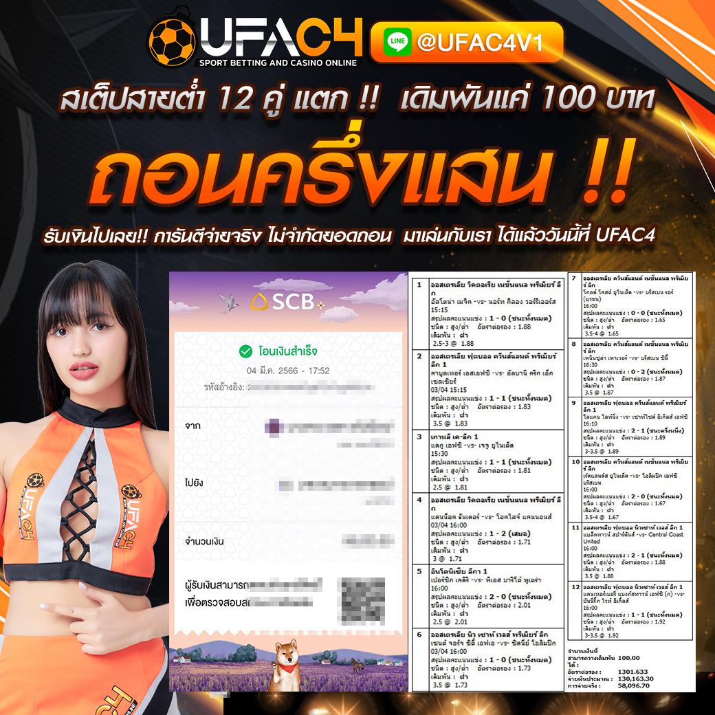 ufa456 คาสิโนอันดับหนึ่ง ระบบฝาก-ถอนอัตโนมัติ เล่นง่ายจ่ายจริง